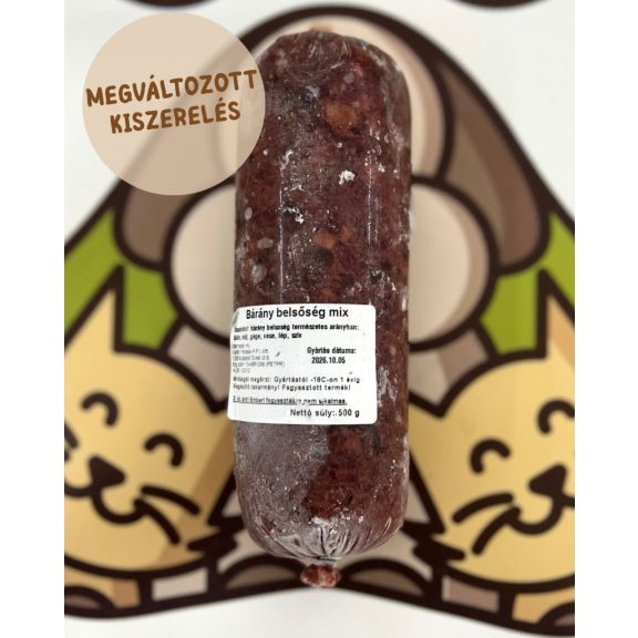 Bárány belsőség mix 500g Páldeák Bárány belsőség mix 500g Páldeák