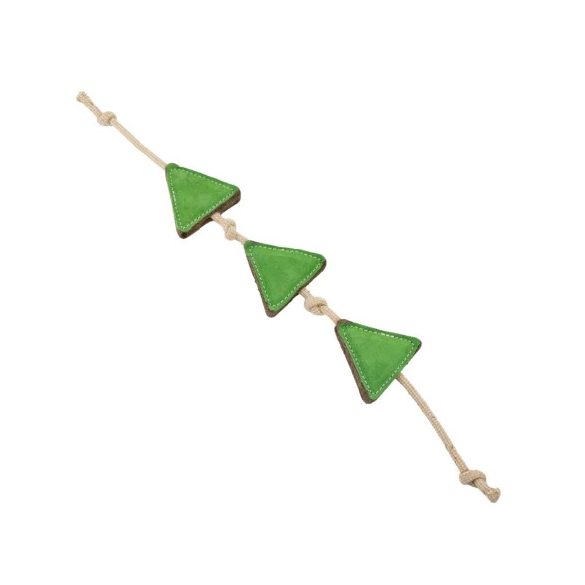 Bőr fenyők kötélen Karácsonyi kutyajáték, Barry King