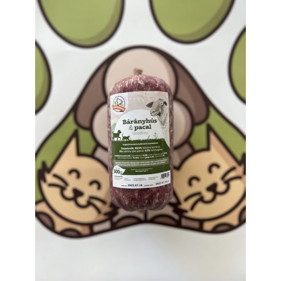 Bárány hús pacallal darálva 500g Farkaskonyha Bárány hús pacallal darálva 500g Farkaskonyha