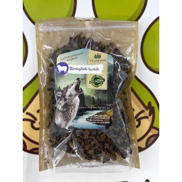 Báránytüdő mini kockák szárítva 250g, Teomann