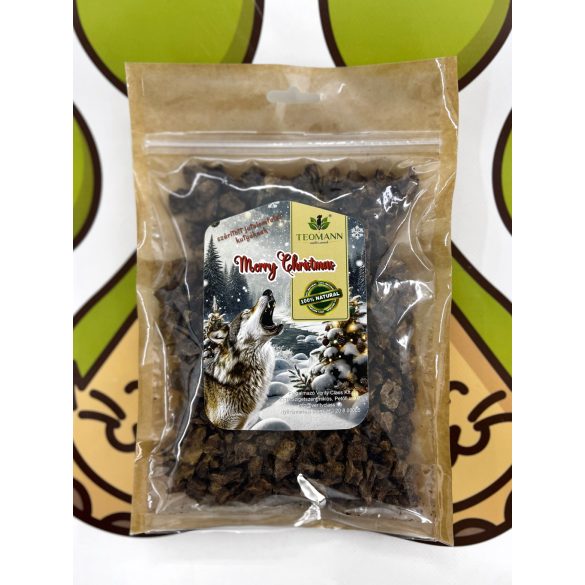 Báránytüdő mini kockák szárítva Karácsonyi díszcsomagolásban 125g, Teomann