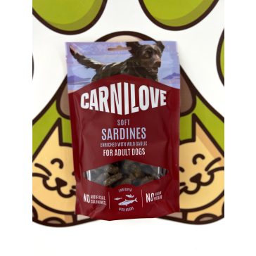 Szardínia medvehagymával soft snack 200g, Carnilove