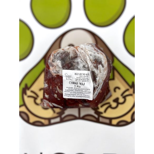 Csirke máj 1kg Báthund
