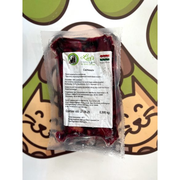 Csirke szív 500g Livi's Green