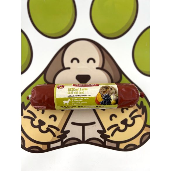 Kecske báránnyal, sütőtökkel, áfonyával és fehér répával párolt menü 400g Meatlove