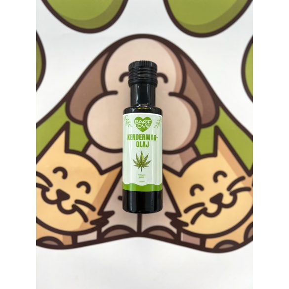 Kendermagolaj 100ml BARF LOVE KÖZELI LEJÁRATÚ