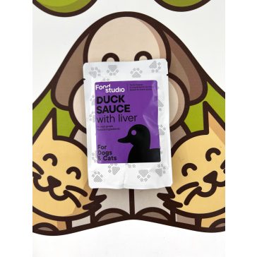   Kacsamájas szósz sárgarépával kutyáknak és cicáknak Food Studio, 100ml