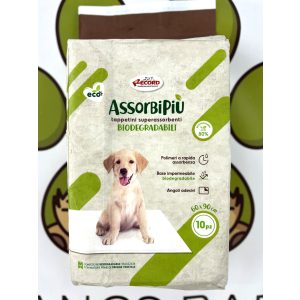 Környezetbarát kutyapelenka 60x90cm 10db, Assorbipiu