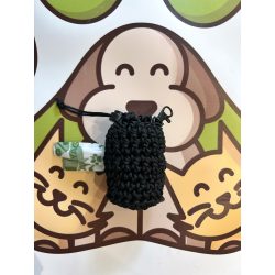 Kakizacsi tartó Fekete + ajándék lebomló zacsi
