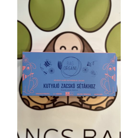 Kakizacsi - Bag Organi Biológiailag lebomló Baby Blue 21 tekercs Kakizacsi - Bag Organi Biológiailag lebomló Baby Blue 21 tekercs