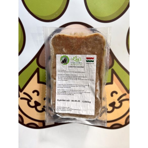 Lazac hús csonttal darálva 500g Livi's Green