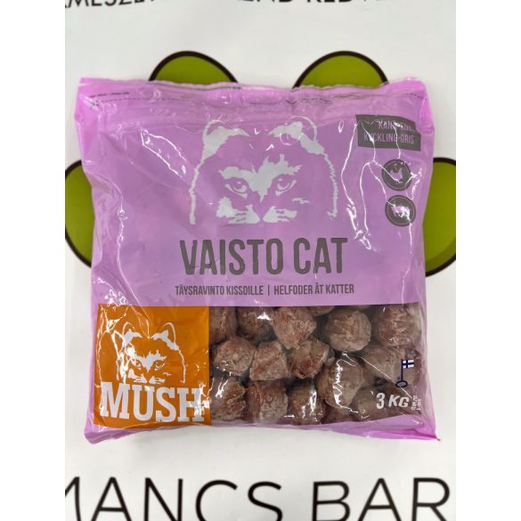 Mush Cat Pink Csirke-Sertés komplett menü macskáknak 3kg