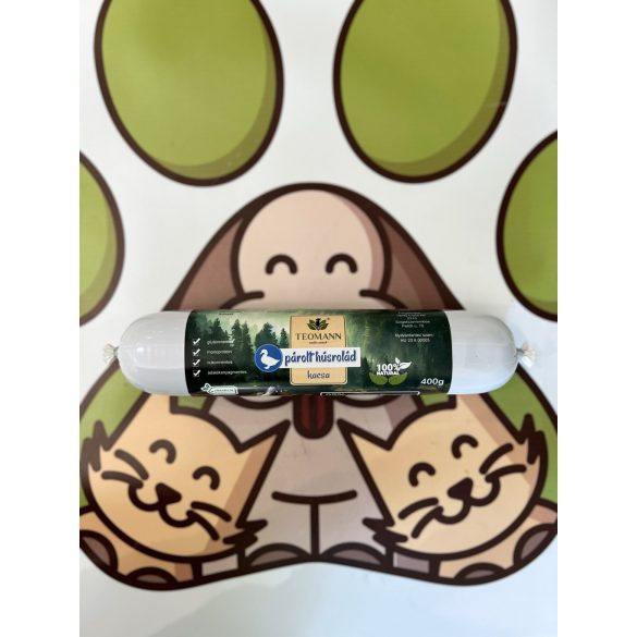 Kacsa párolt húsrolád 400g, Teomann