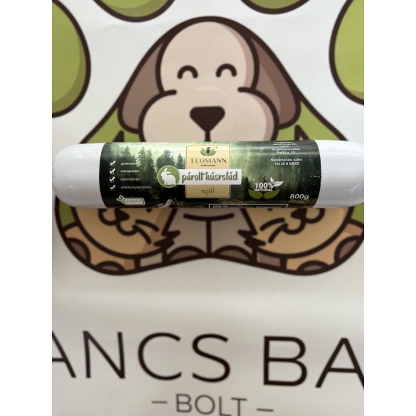 Nyúl párolt húsrolád 800g, Teomann