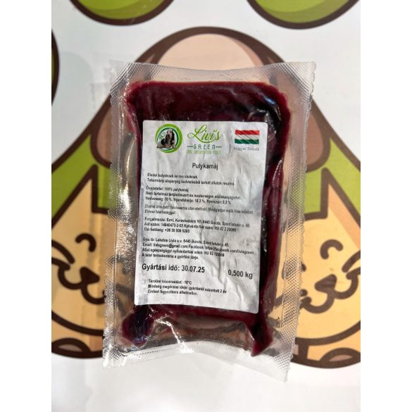 Pulyka máj 500g Livi's Green