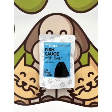   Pisztrángmájas szósz sárgarépával kutyáknak és cicáknak Food Studio, 100ml