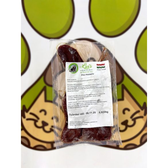 Pulyka szív 500g Livi"s Green