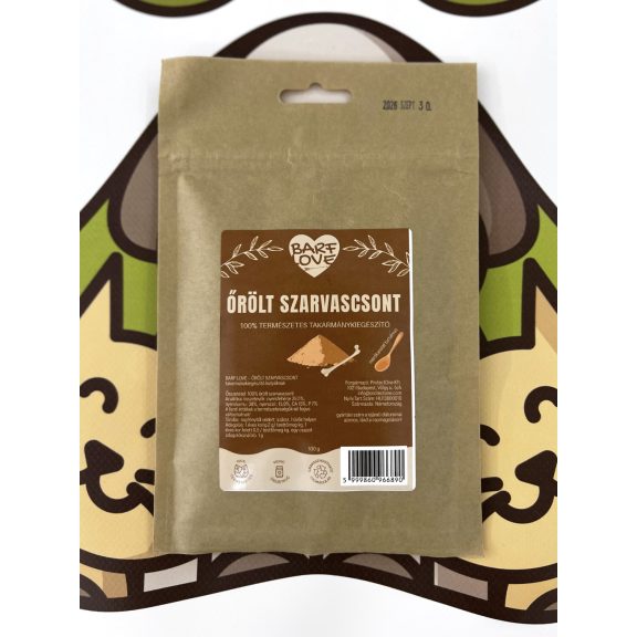Szarvascsont őrlemény 100g BARF LOVE Szarvascsont őrlemény 100g BARF LOVE