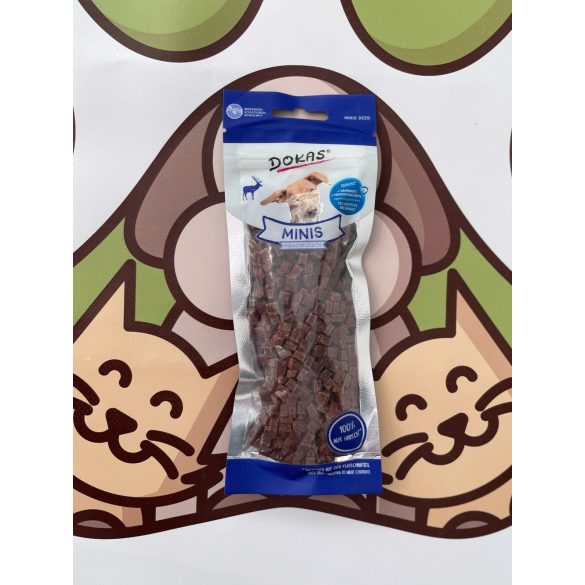 Szarvashús mini kockák 60g, Dokas