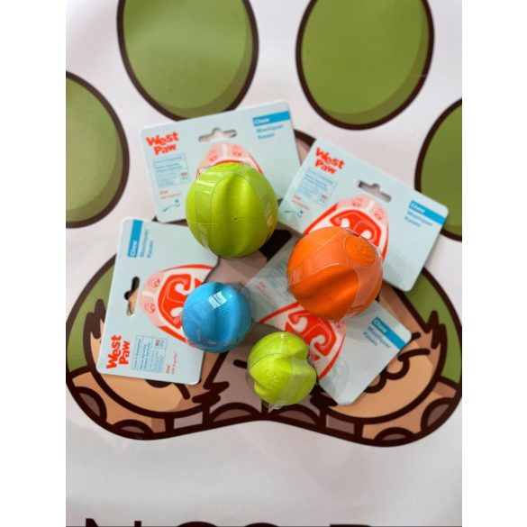 Apport játék, labda West Paw Jive® 6,5cm narancs
