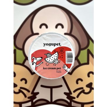 Ice Cream - Görögdinnye és Málna 110g, Yogupet 